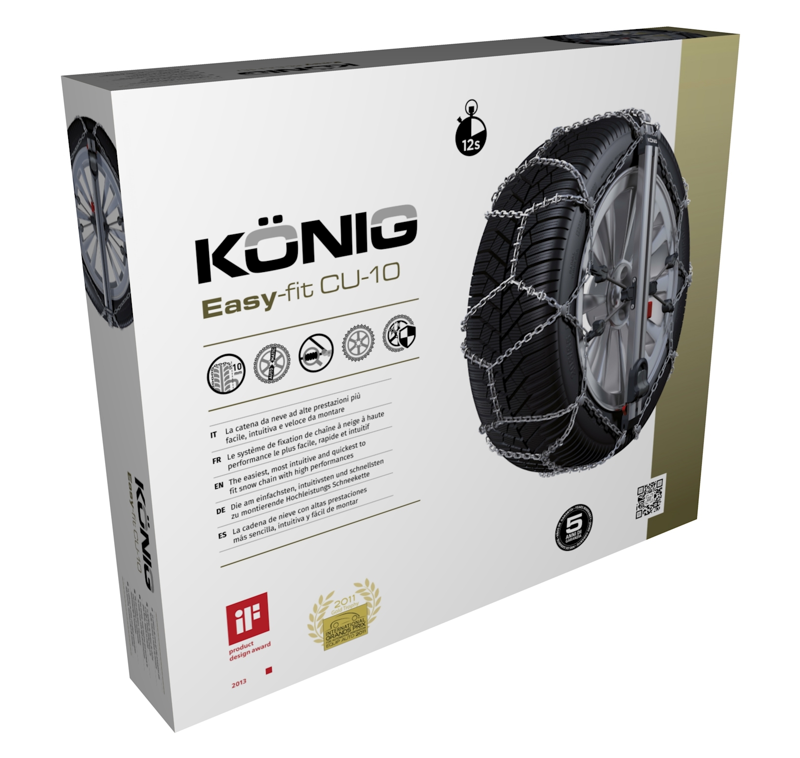König Easy Fit CU-10 Schneekette  104