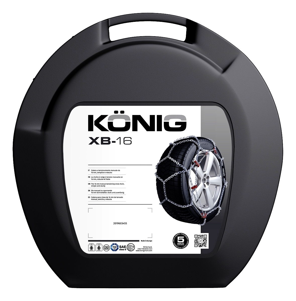 KÖNIG Schneekette XB-16 Kettengruppe 230