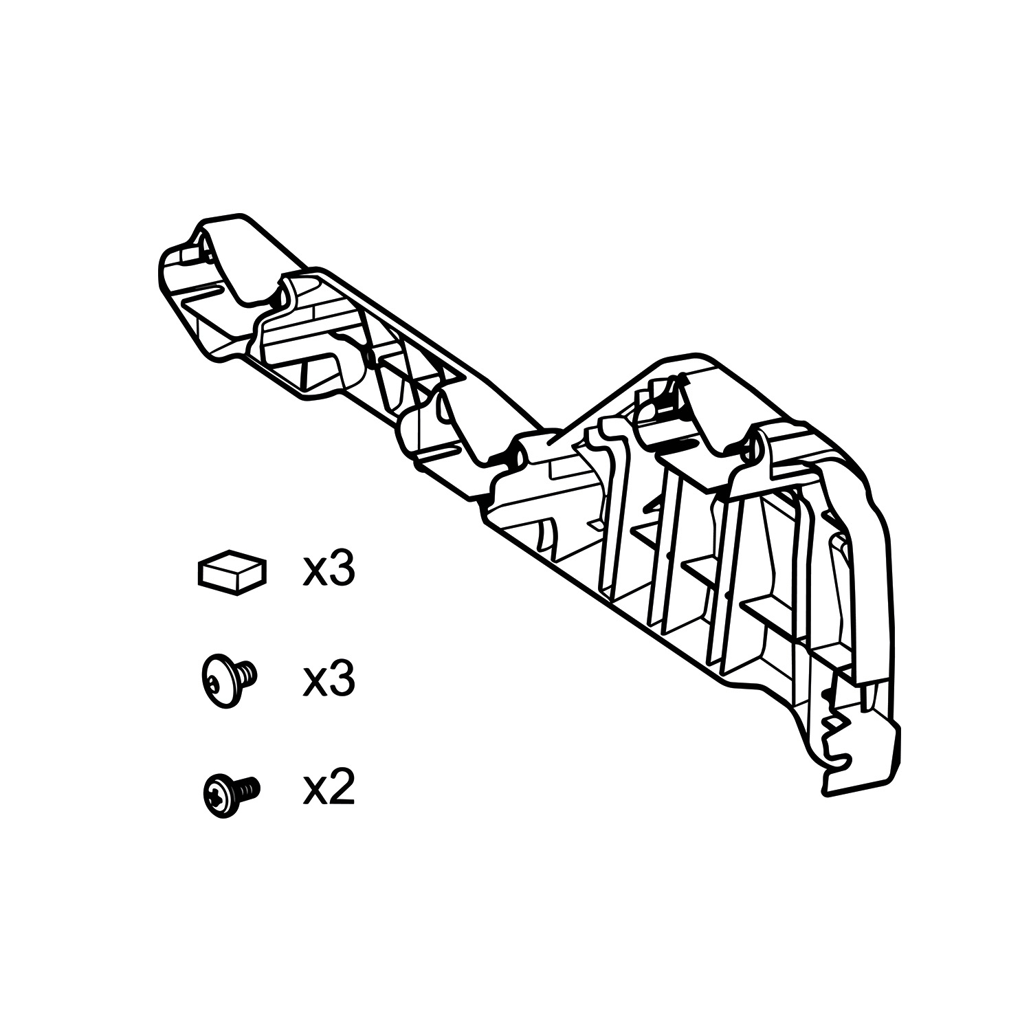 Thule Side cover right 3B