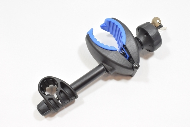 Hapro Haltearm mittel M8 blau mit Schlüsselnummer K009