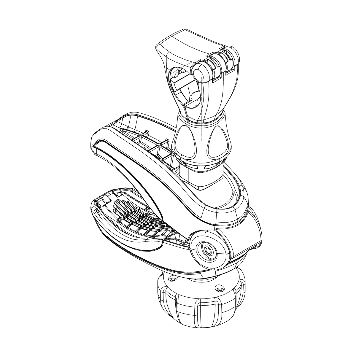 Bike arm short 122 mm w/o Lock