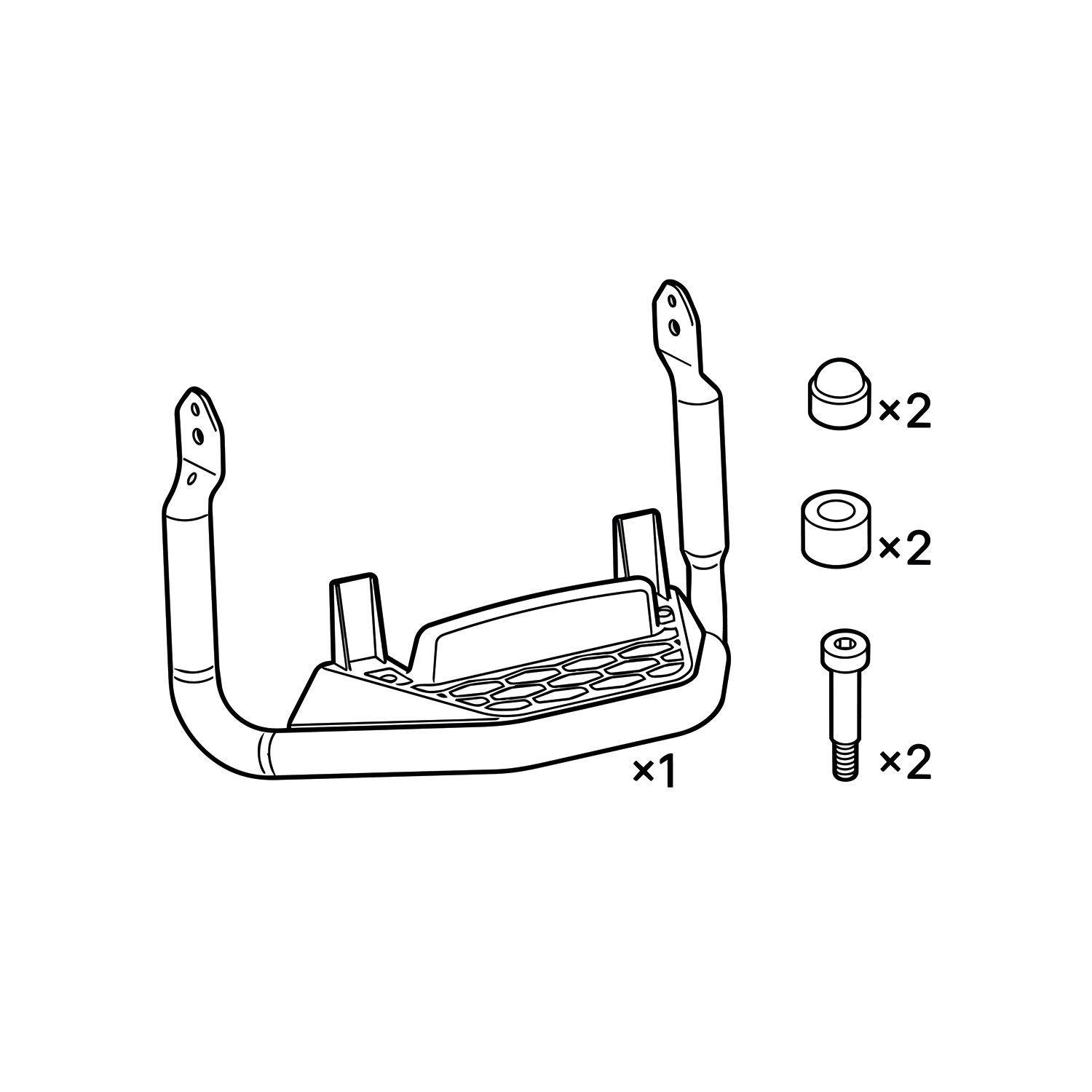 Thule Tilt Pedal Tube